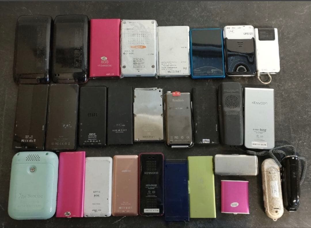 プレーヤー ポータブル デジタルオーディオプレーヤー 28点セットジャンク品