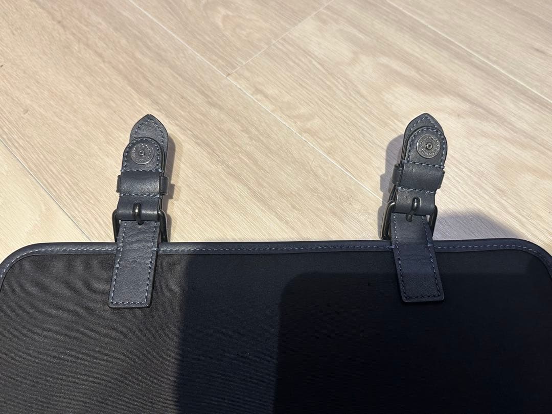 coach コーチ　ビジネスバッグ　紺色　ネイビー　美品　格安