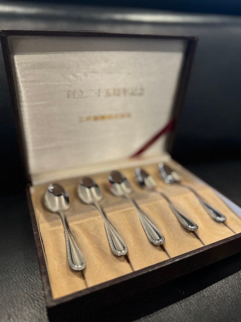 SILVER950 スプーン5本セット　純銀製　シルバー950