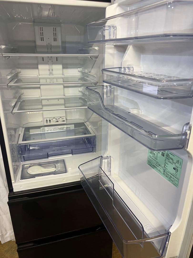 三菱 冷蔵庫 MR-CX30BKF-BR 2021年製 300L 右開き