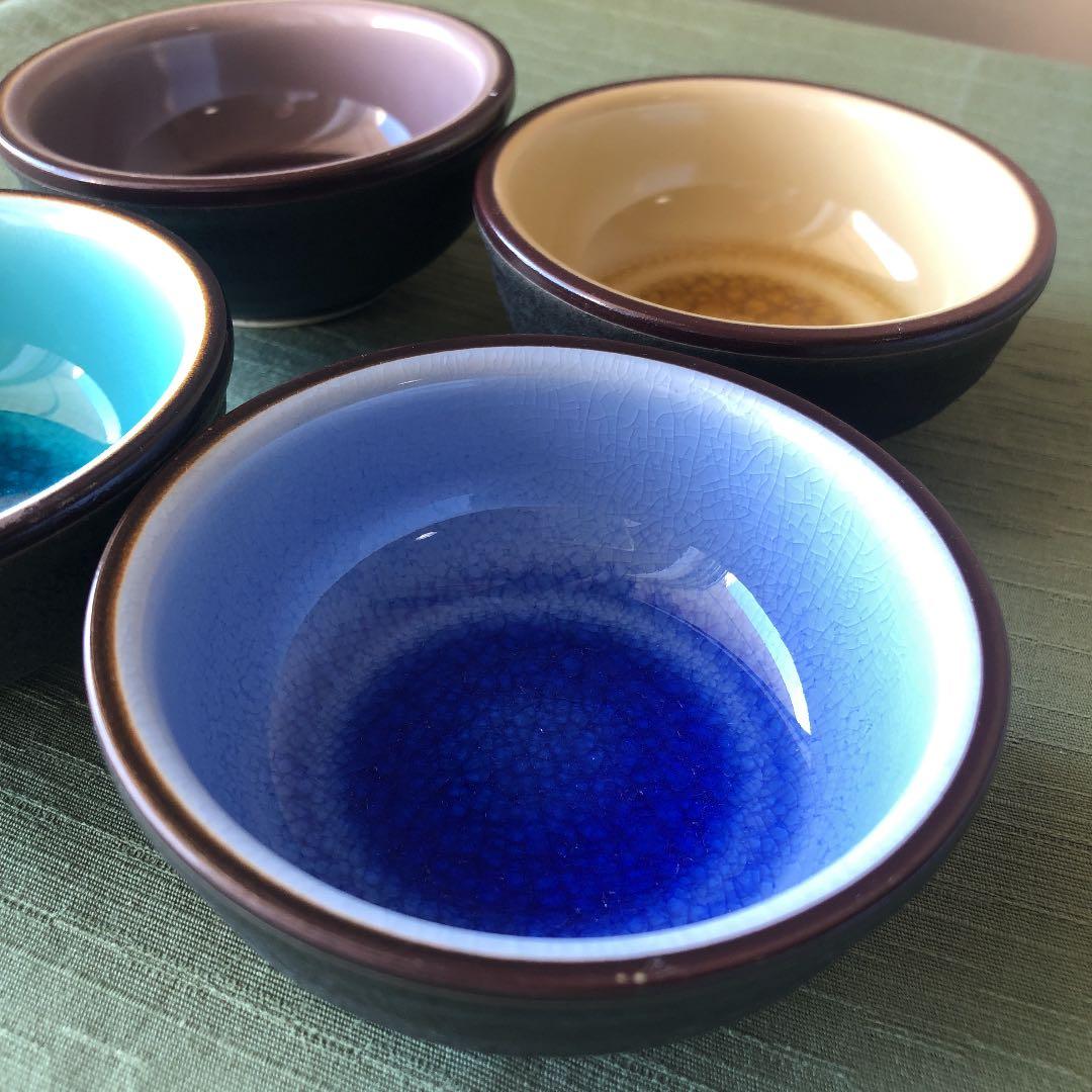 美濃焼小皿4枚　金継ぎ出来ます