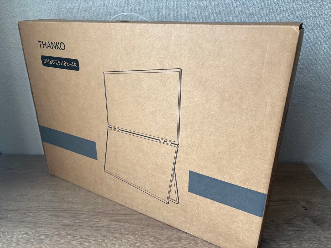 サンコー 23.8インチ上下2画面拡張デュアルモニター 4K Thanko