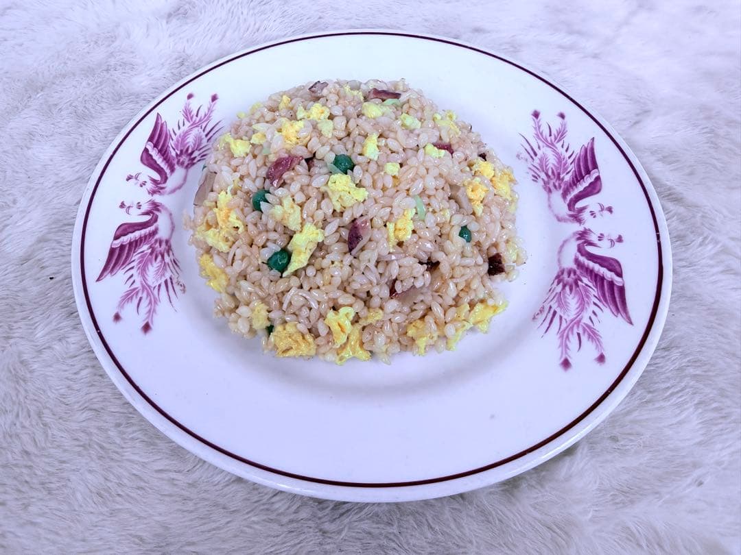 食品サンプル 炒飯 チャーハン 直径約23.5cmリアル中華料理 ディスプレイ用