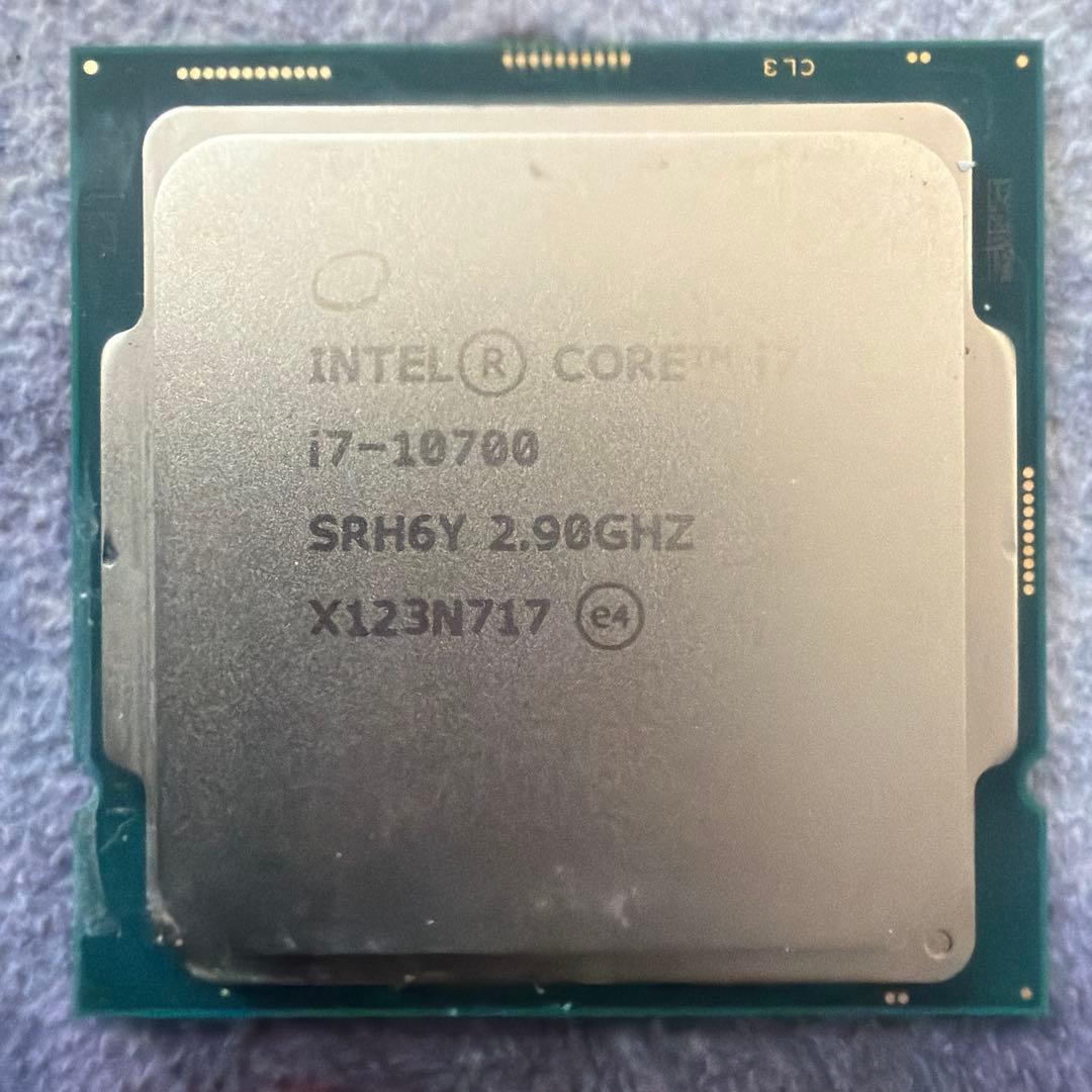 Intel Core i7-10700 CPU 2.90GHz動作品