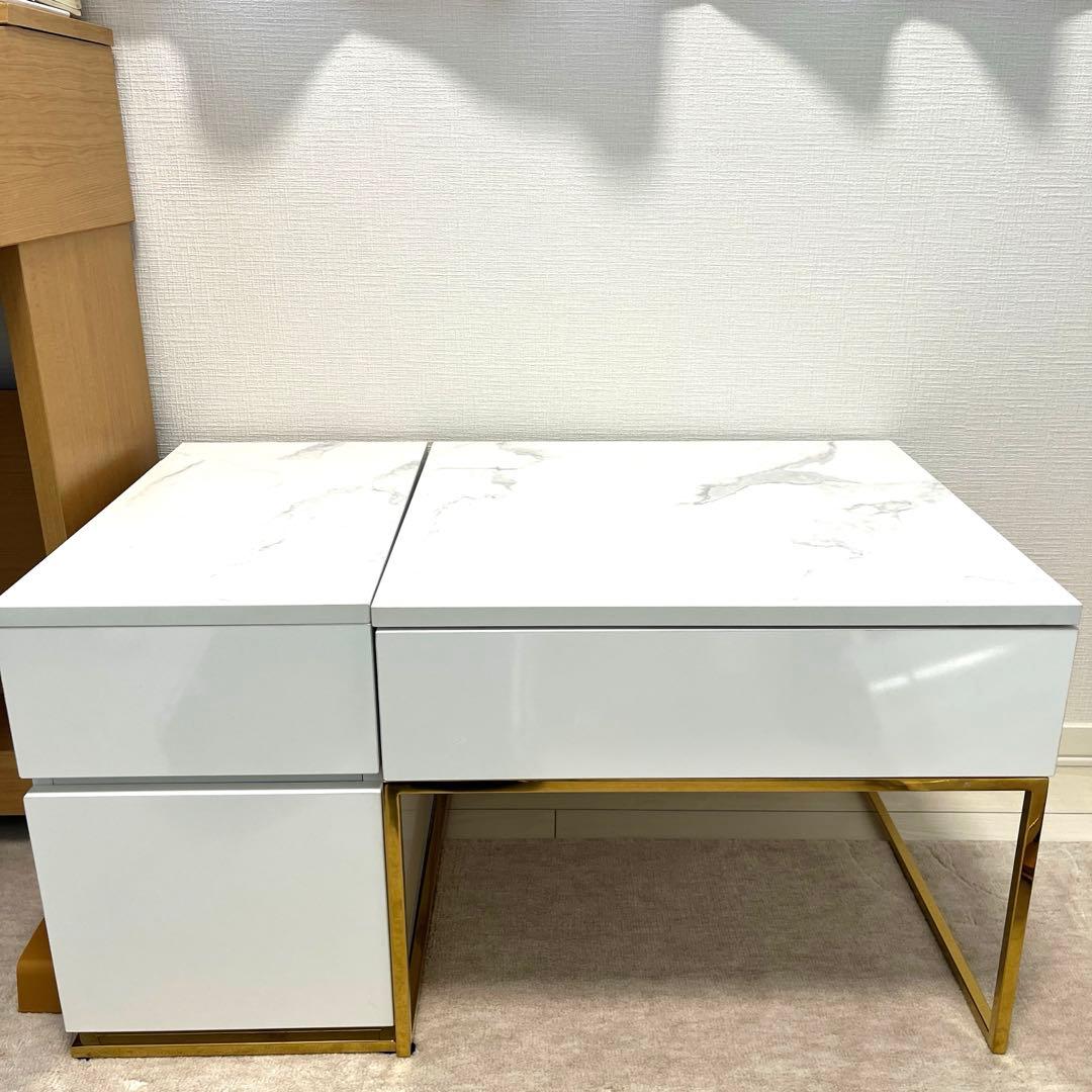 みぃ様おまとめ専用　未使用　フランフラン　レーヌ　ドレッサー　ドレッサーテーブル