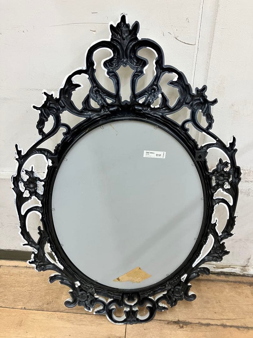 引取可　IKEA UNG DRILL ミラータイプ　ホワイト塗り　良品