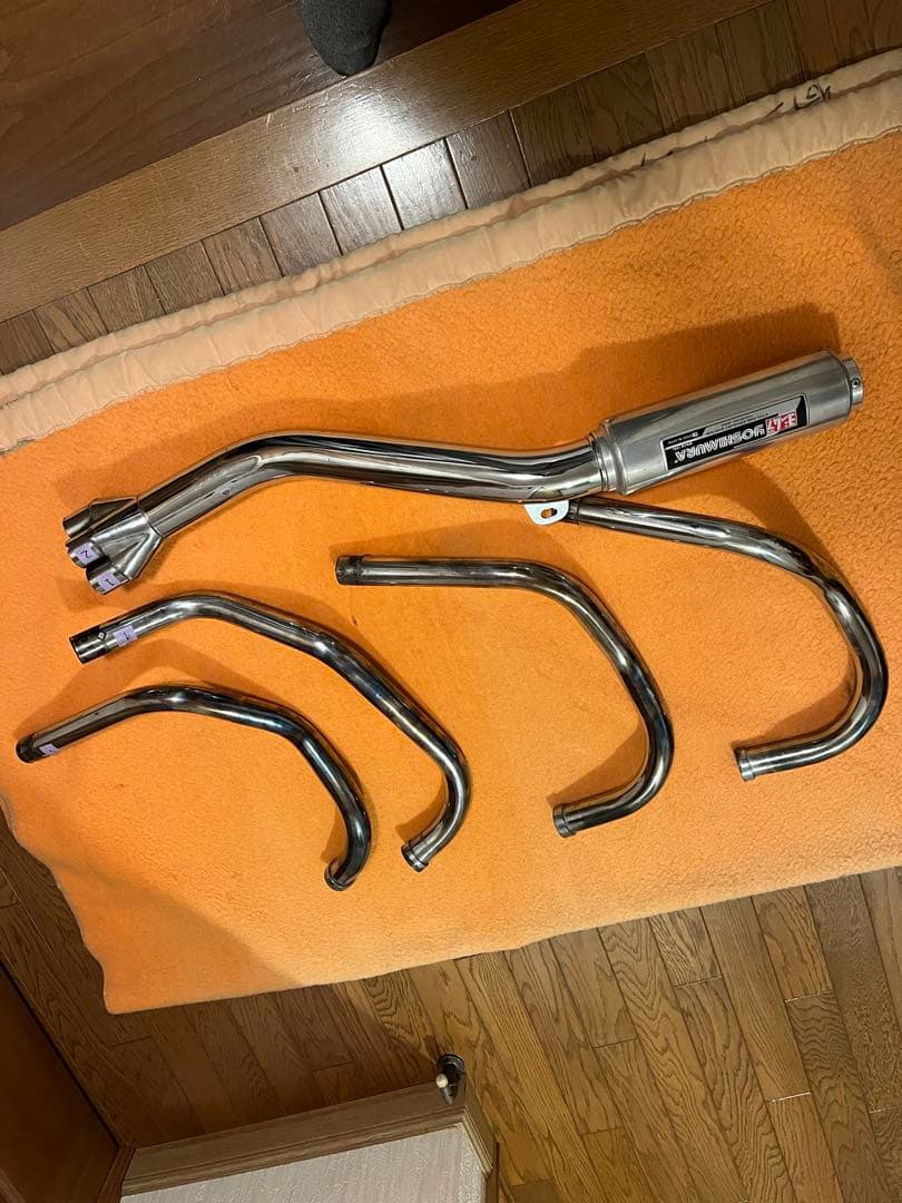 しばっち、cb750fヨシムラサイクロンマフラー