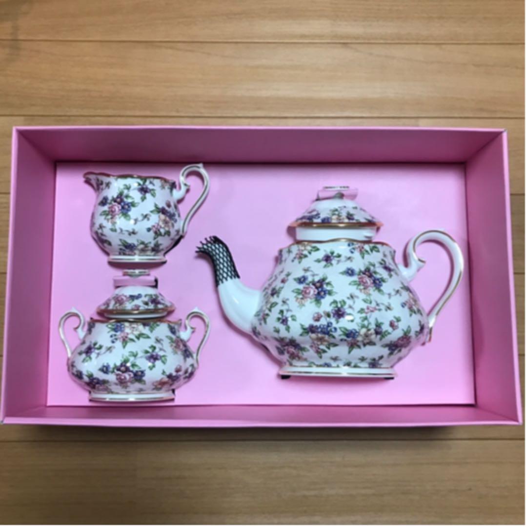 ロイヤルアルバート 100周年記念 イングリッシュチンツ 3ピースセット