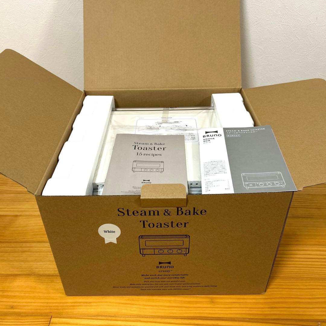 ブルーノ　スチーム&ベイク　トースター　ホワイト