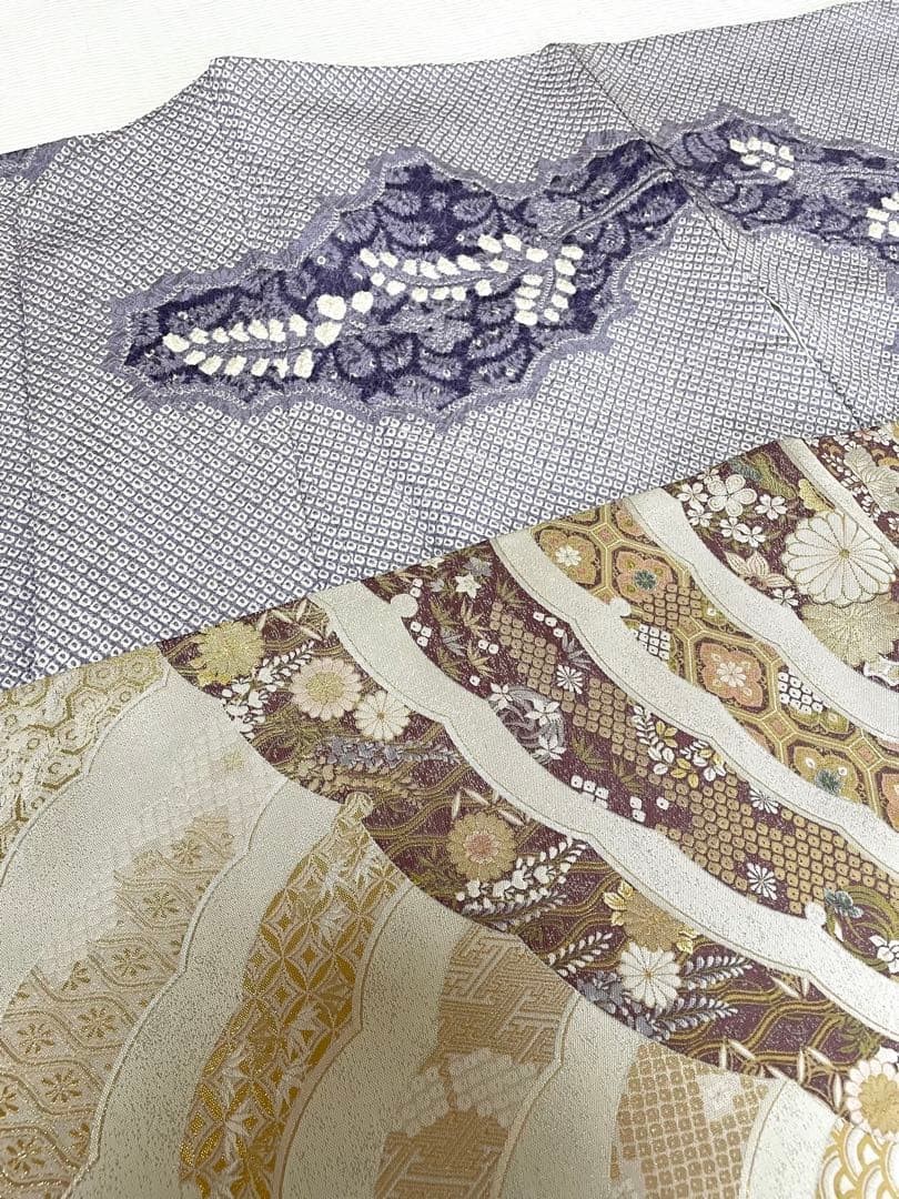 きぬたや 総疋田手絞り 訪問着◇正絹 総絞り