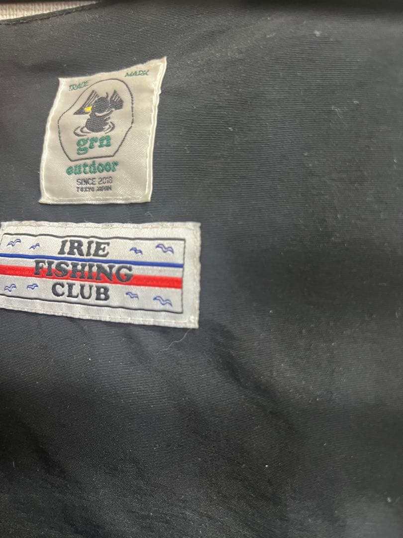 Irie Fishing Club フィッシングベスト 黒