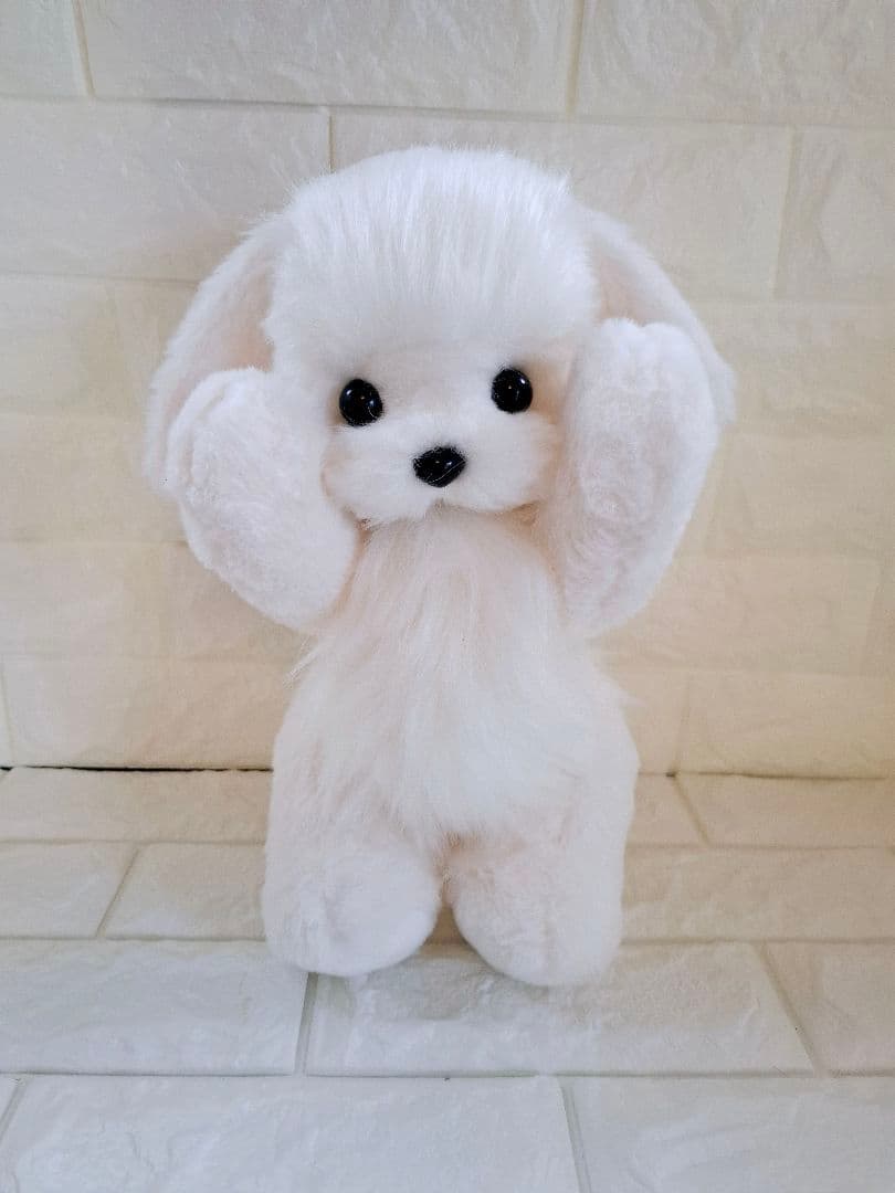 2.ぬいぐるみ、テディマルチーズ、犬、ハンドメイド、オリジナル、抱きしめられる.