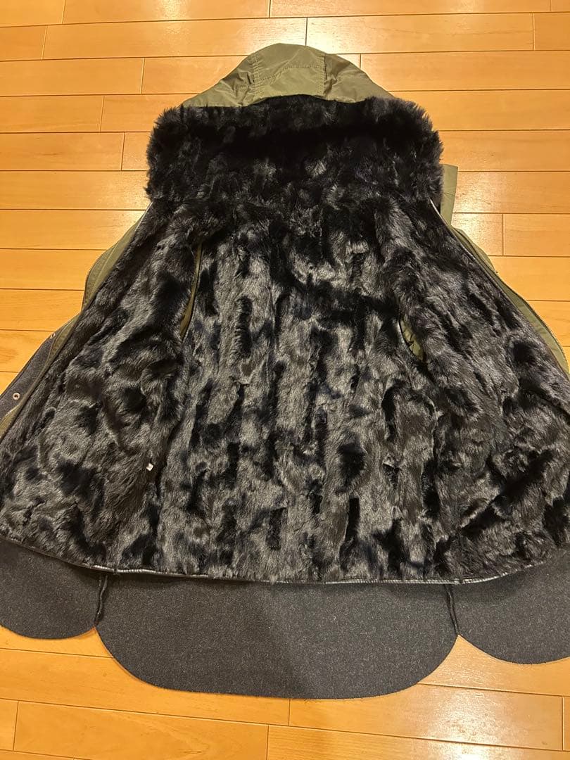 マックスマーラ (イブルースクラブ）異素材モッズコート（3ウェイ）