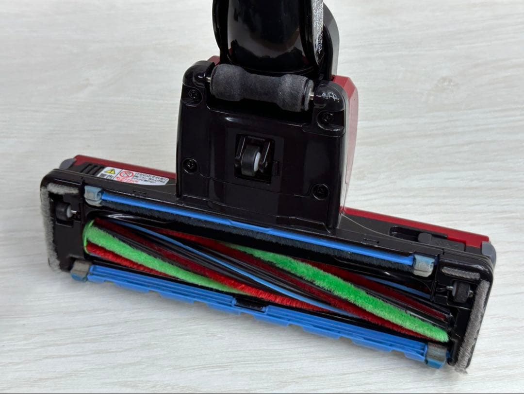 赤　日立　掃除機　中古　綺麗　 動作保証 D-DP15 パワーヘッド　回転ブラシ