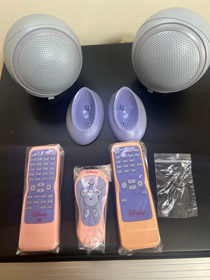 Disney ピンク CRTテレビ+DVDプレーヤー