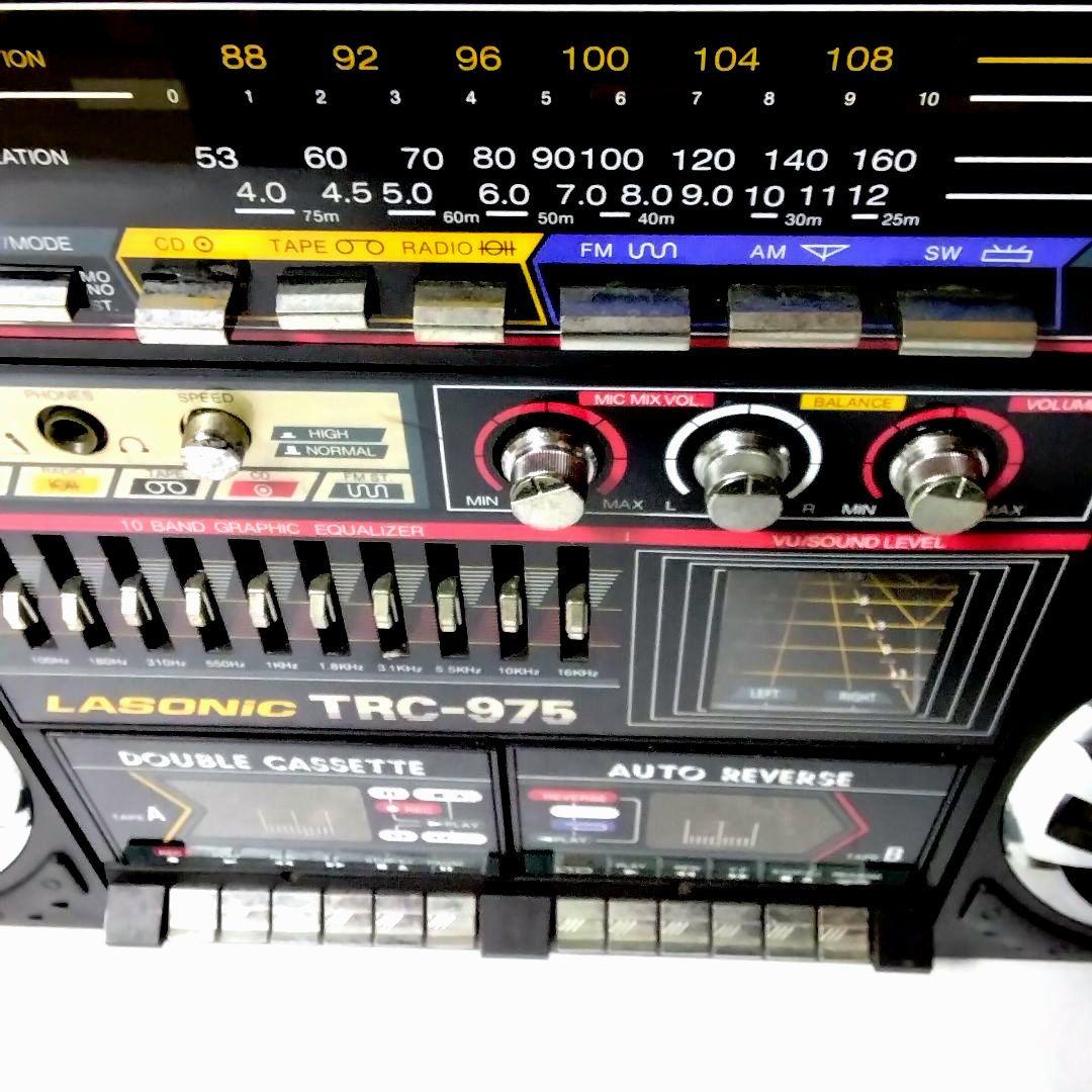 ★ラジカセ★LASONIC★TRC975★昭和レトロ★昭和家電★