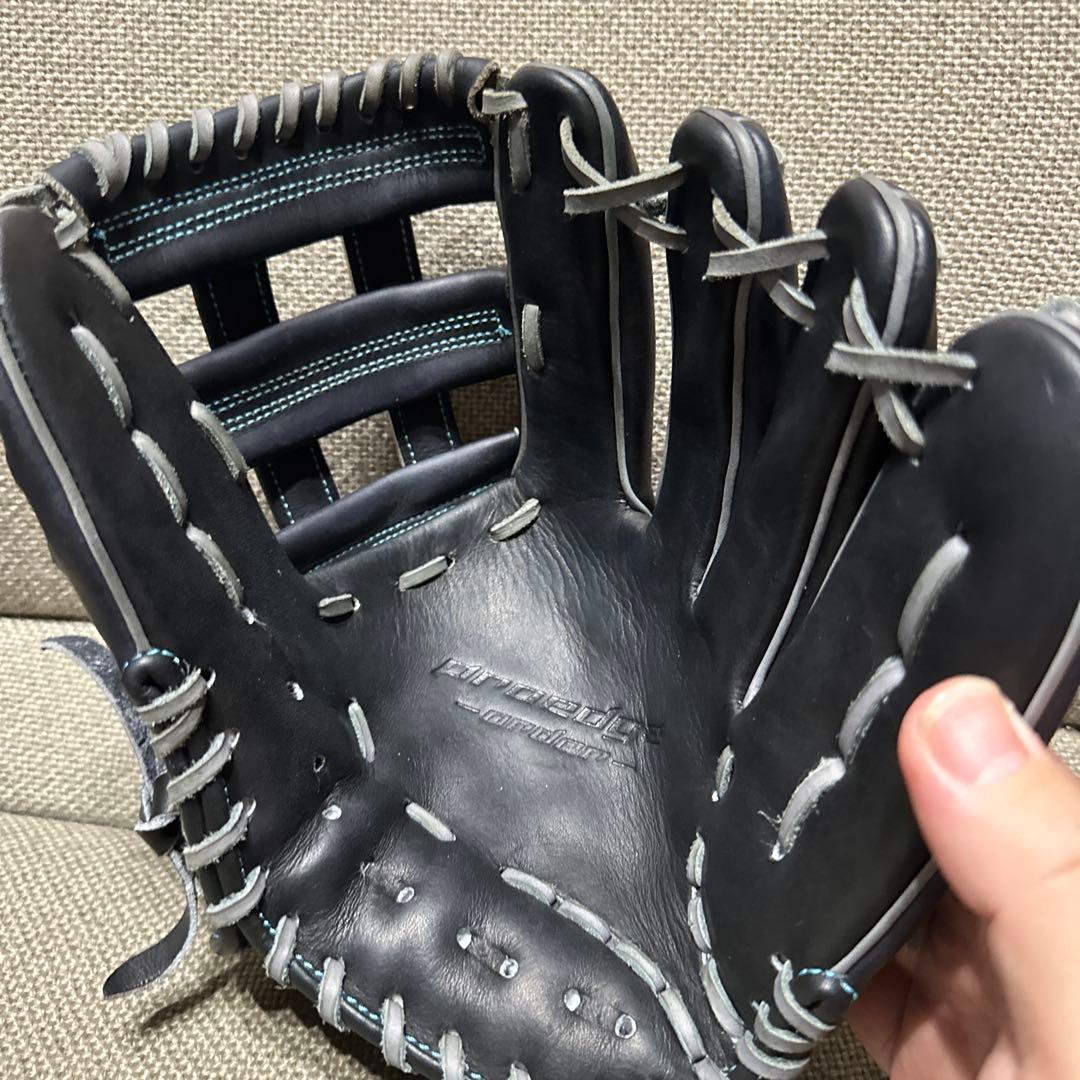 値下げ不可【中古】SSK一般軟式内野 761型 矢野田中型 オーダー(訳有)