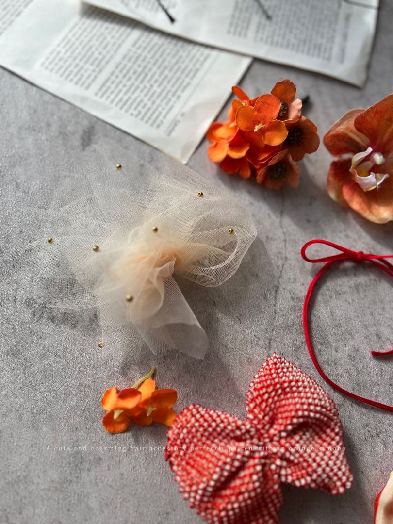 mogu様オーダー髪飾り♡