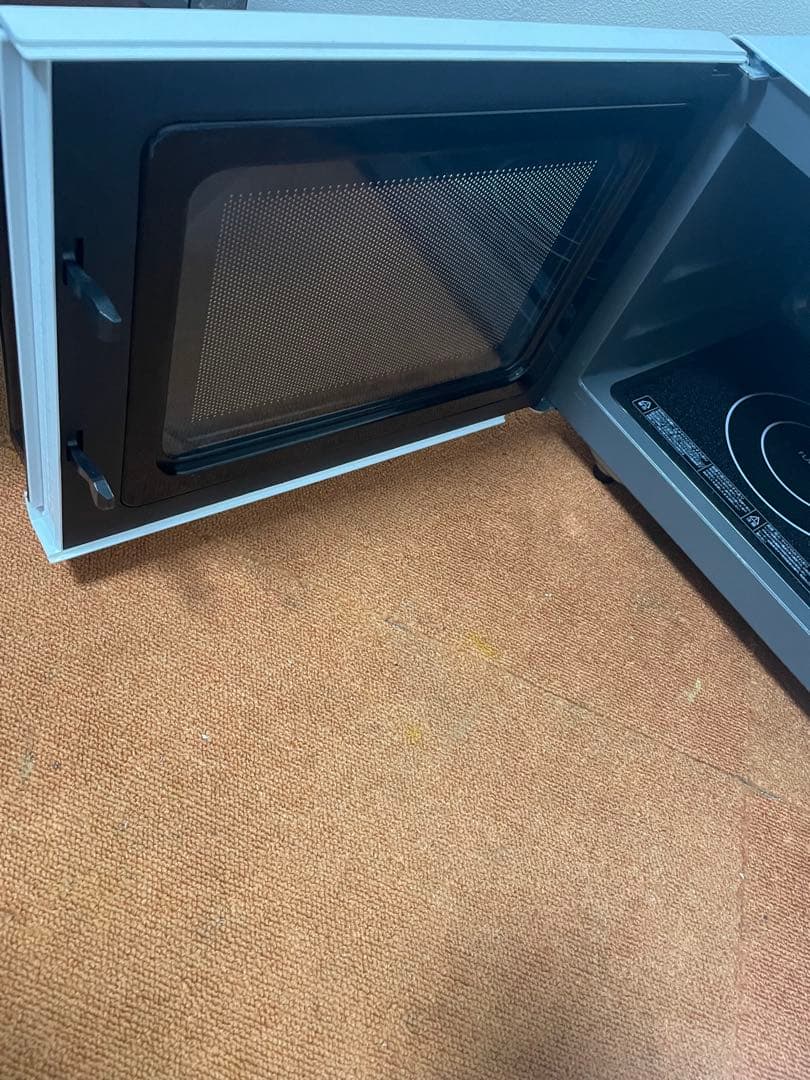 未使用近い　東芝 オーブンレンジ 2022年製　フラット庫内 ホワイト 16L