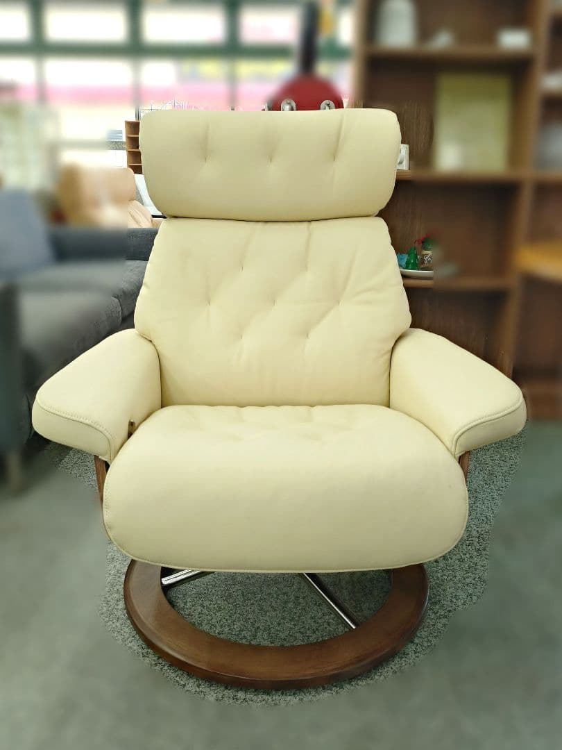 リクライニングチェア オリオ オットマン付き 本体360度回転