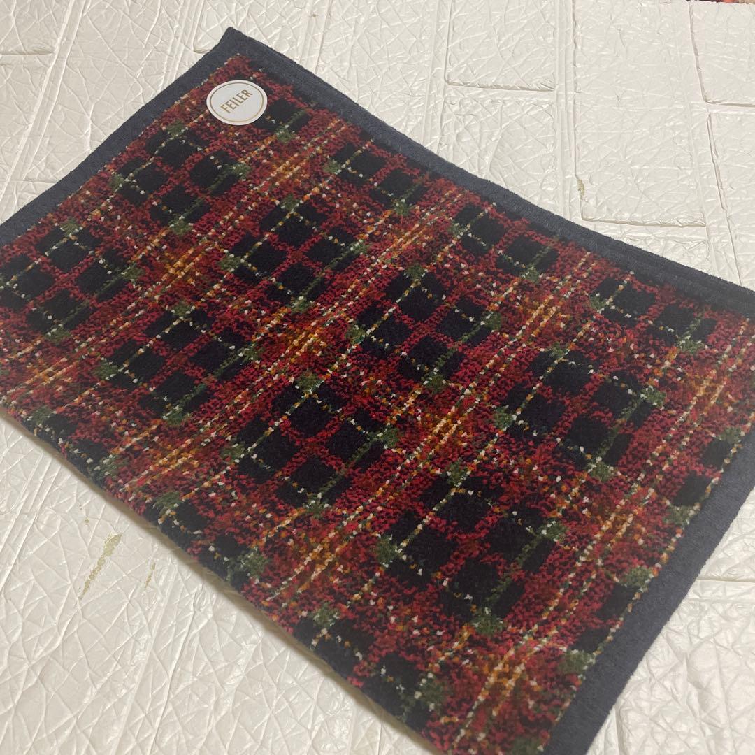 [お休み前価格]フェイラー　タータンムードゲストタオル