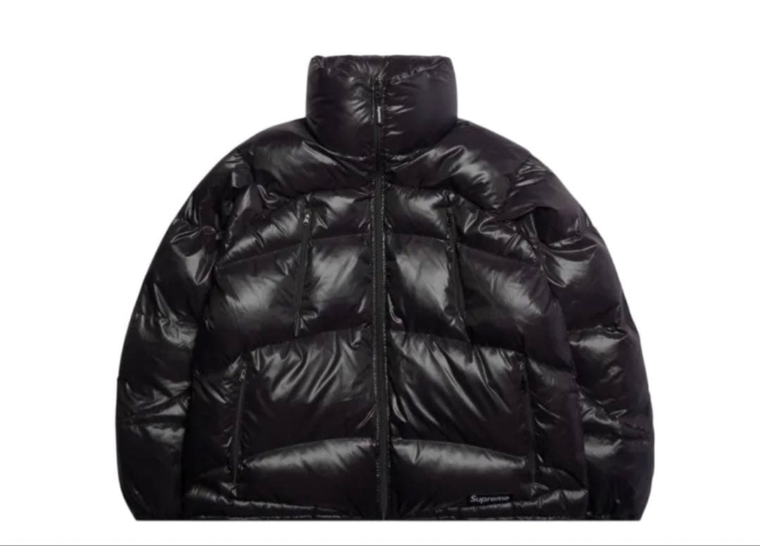 シュプリームリバーシブルフェザーウェイトダウンパフジャケットブラック