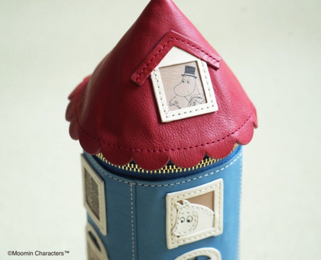 genten　MOOMIN collection ペンケース「ムーミンやしき」