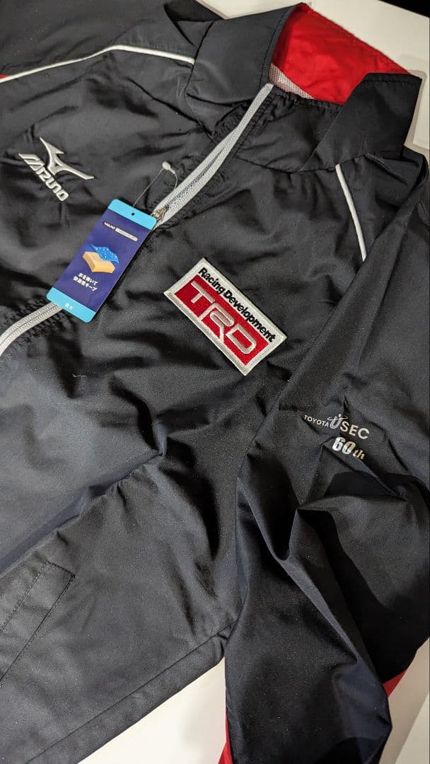 TRD×MIZUNO　 ナイロンジャケット　 L 　黒