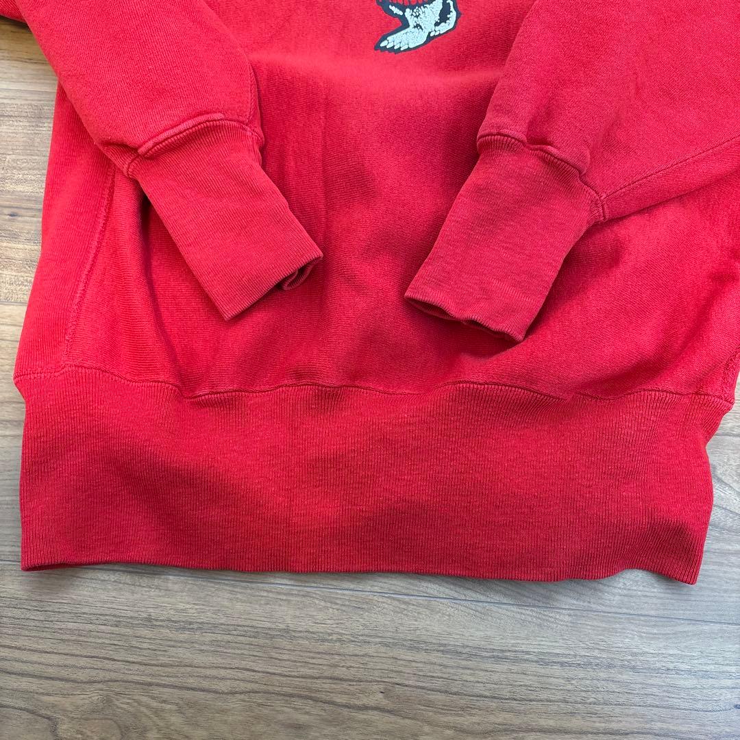 日*和様 【美品】90s チャンピオン　リバースウィーブ　XL 赤 レッド