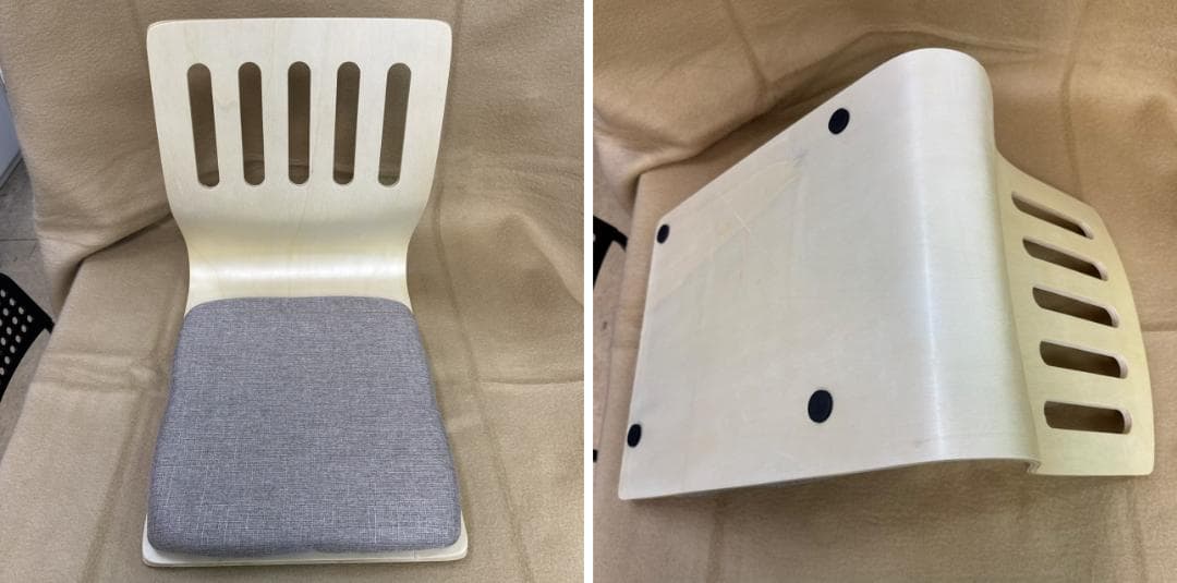 ★曲木　座椅子　9脚SET　クッション付　和室座椅子