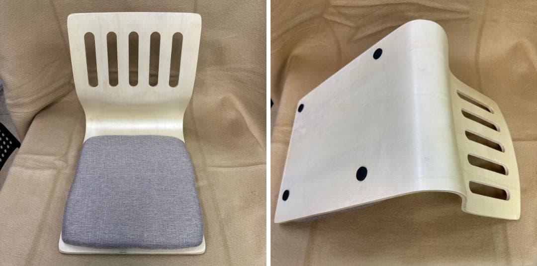 ★曲木　座椅子　9脚SET　クッション付　和室座椅子