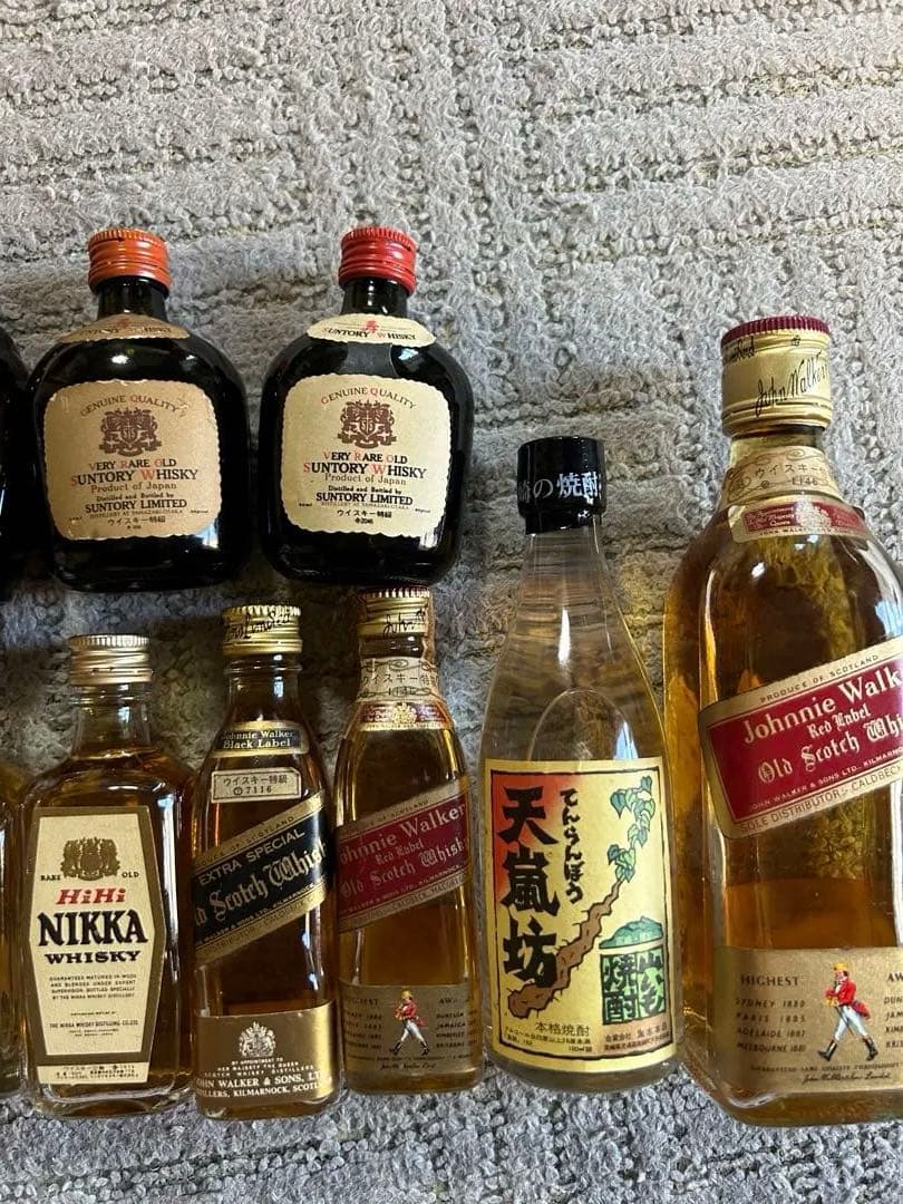 希少 ウイスキー ミニボトル まとめ売り サントリー ニッカ ジョニーウォーカ等
