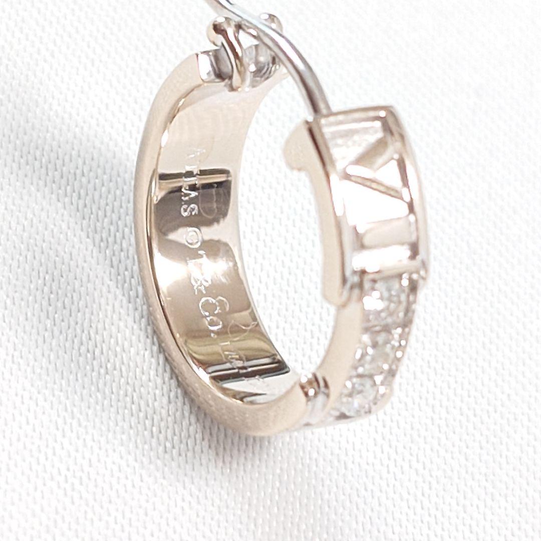 【新品仕上げ済】ティファニー アトラス ダイヤ フープ ピアス 片耳用 5849