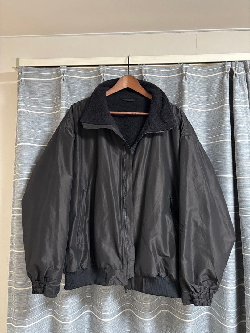 COMOLI 24aw コットンシルクトラックジャケット 2 ブラウン