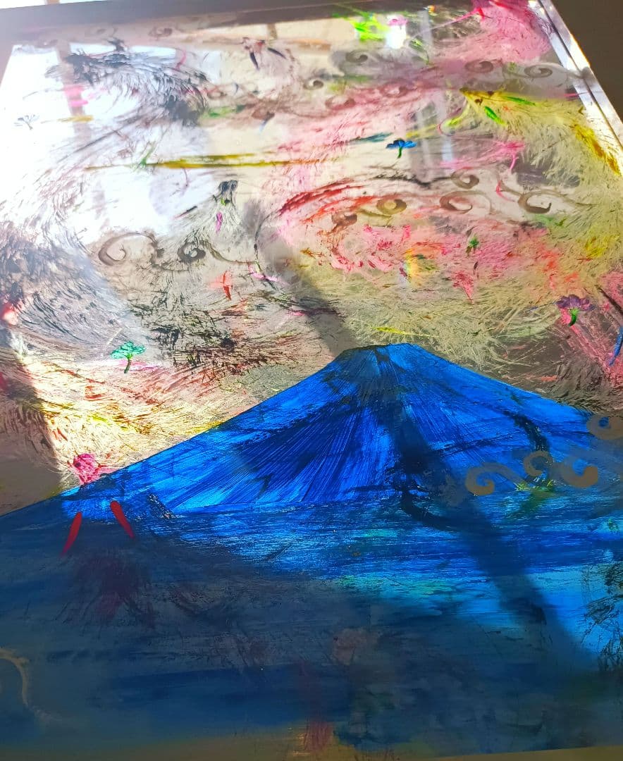 ❤️様❀7龍の集い晴青富士山奇跡❀