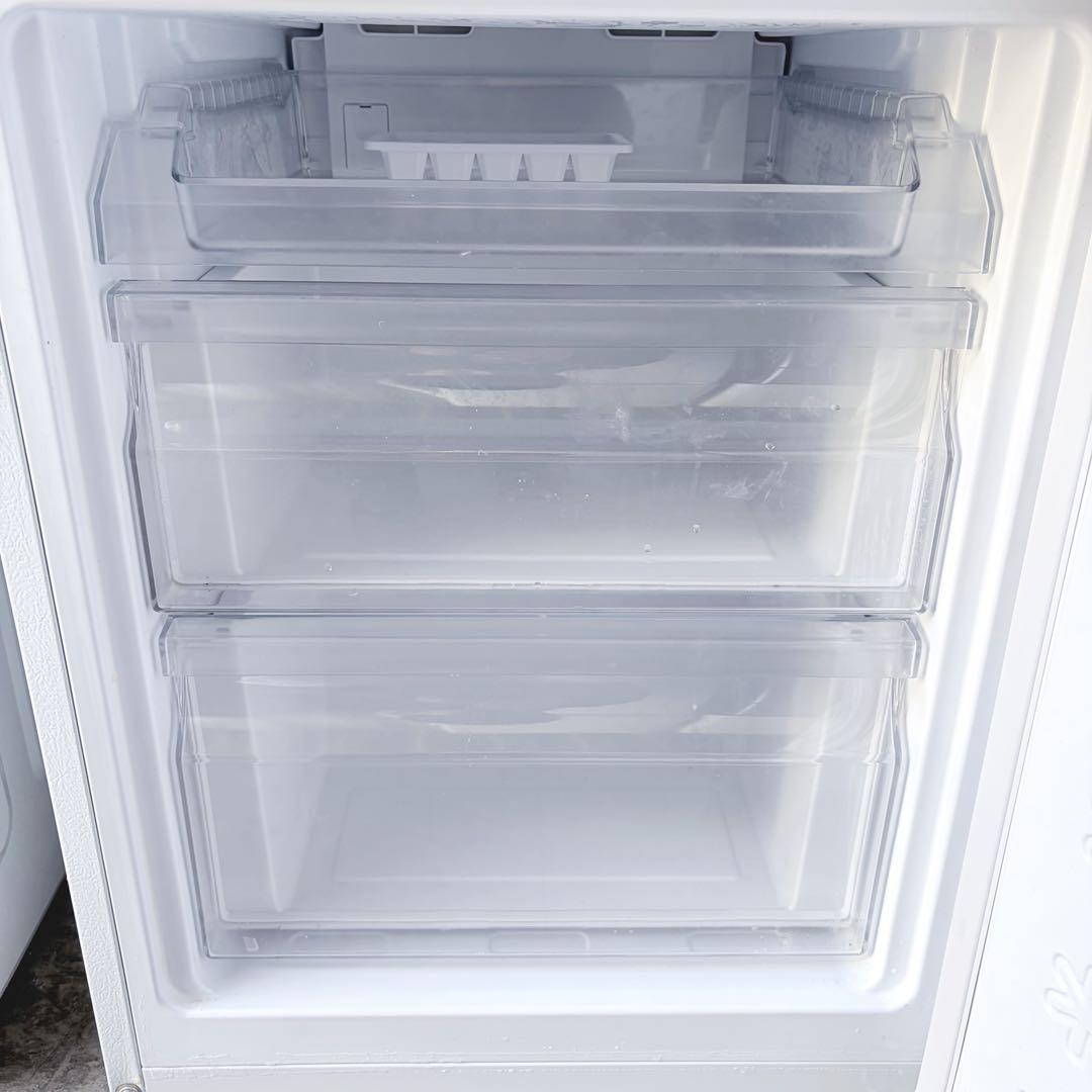 運搬取付無料！シンプルホワイト純正Haier冷蔵庫洗濯機2点セット！完動超美品！