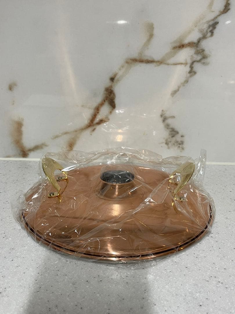 新潟県燕市新光金属のしゃぶしゃぶ鍋　未使用品　銅の輝きが美しい品