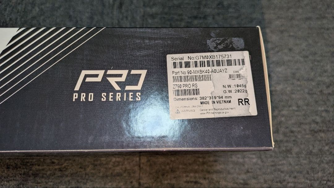 ASRock Z790 PRO RS マザーボード
