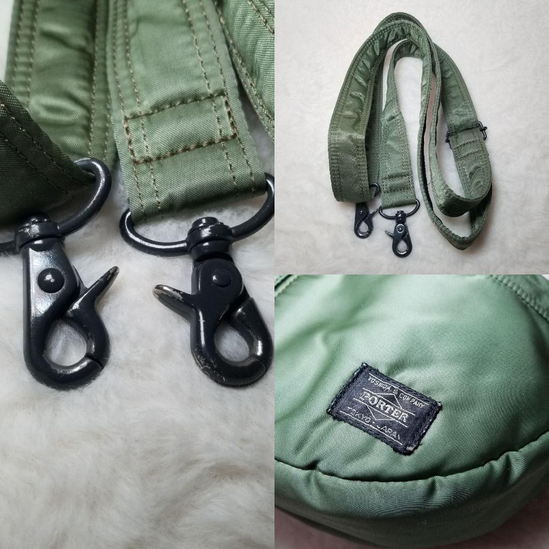 美品　最初期　PORTER タンカー ショルダーバッグ ハーフムーン カーキ