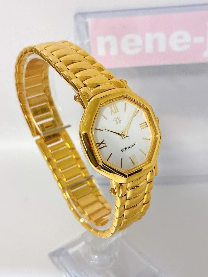 GIVENCHY ジバンシィ レディース腕時計 ゴールド クォーツ 箱・保証書