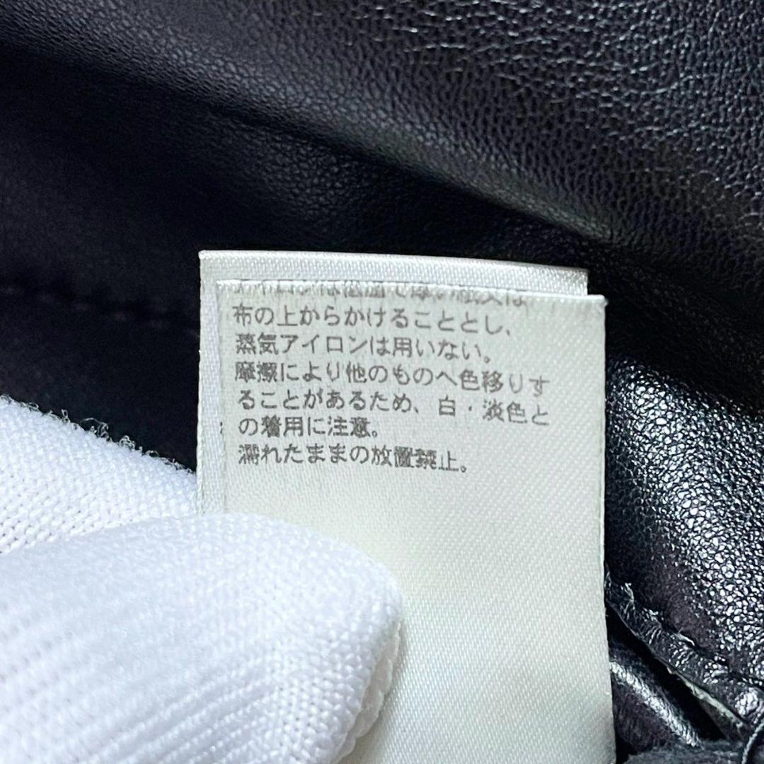 ドゥロワー ブルゾン 羊革 ラムレザー ブラック Ｍサイズ