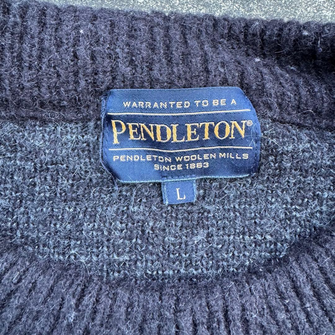 PENDLETON ペンドルトン モヘア混 チマヨ柄 ニット XL相当 極美品