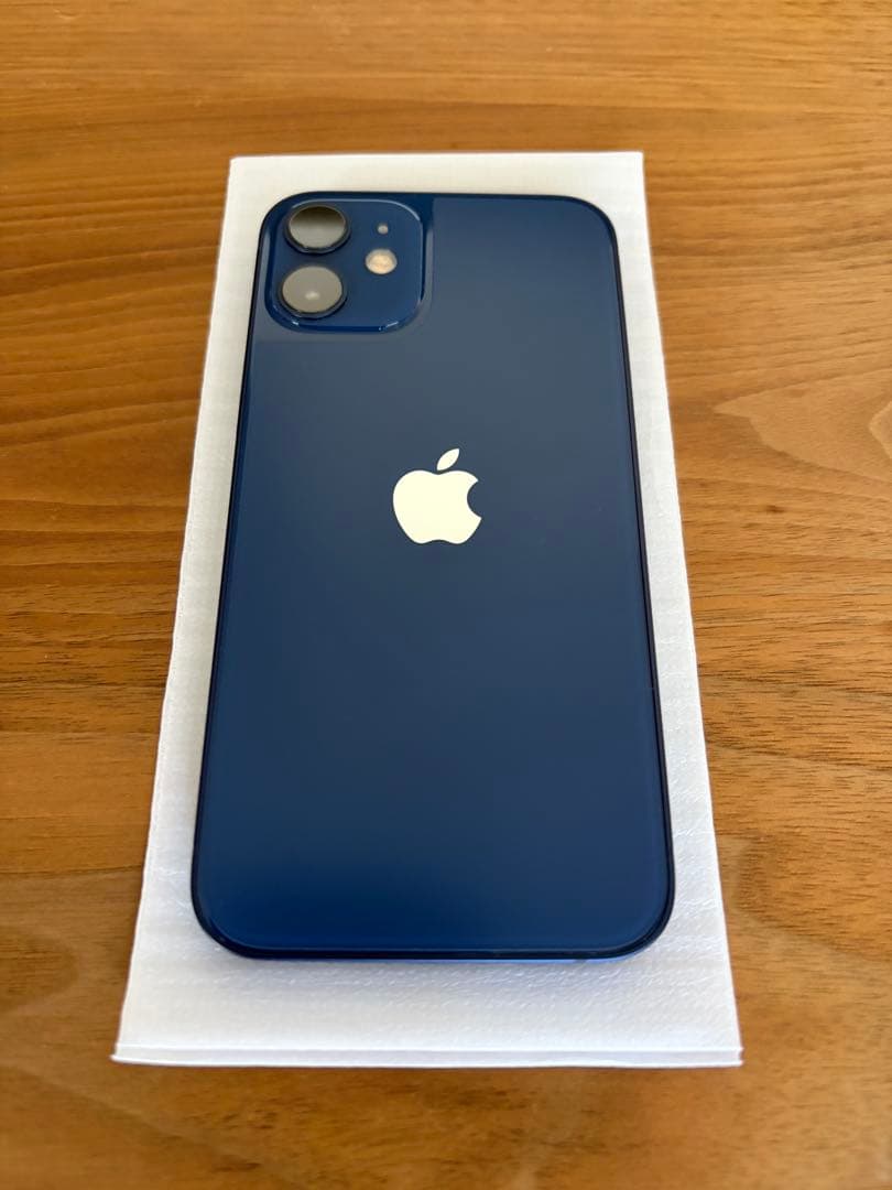 美品 iPhone 12 mini ブルー 64G 付属品未使用 箱、おまけ付き