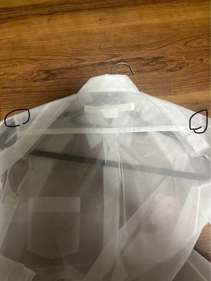 25SS 5本腕シアーブラウス　コムデギャルソン