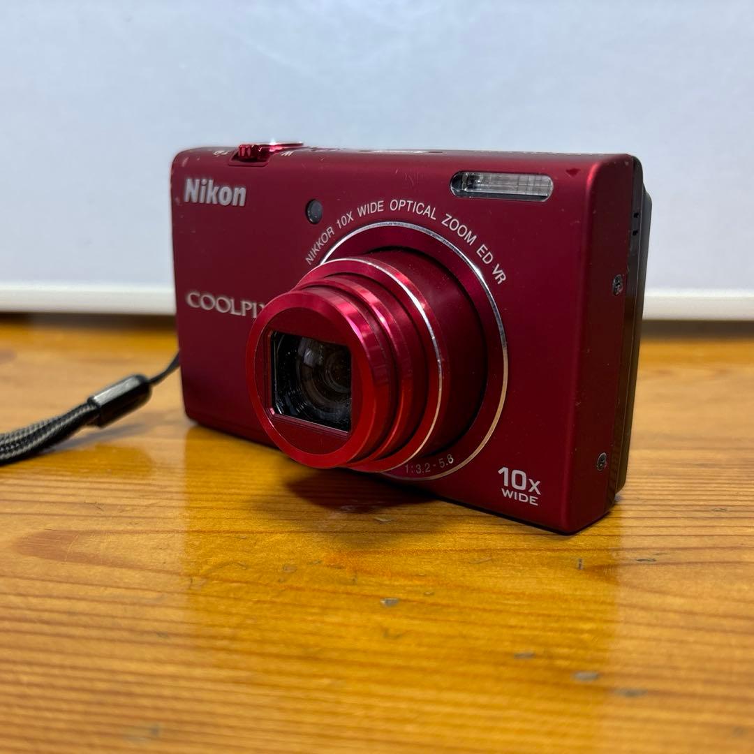 Nikon COOLPIX S6200 レッド コンパクトデジタルカメラ