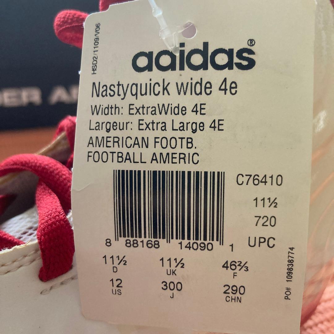 Adidas アメフト用スパイク　パトリック・マホームズ使用モデル