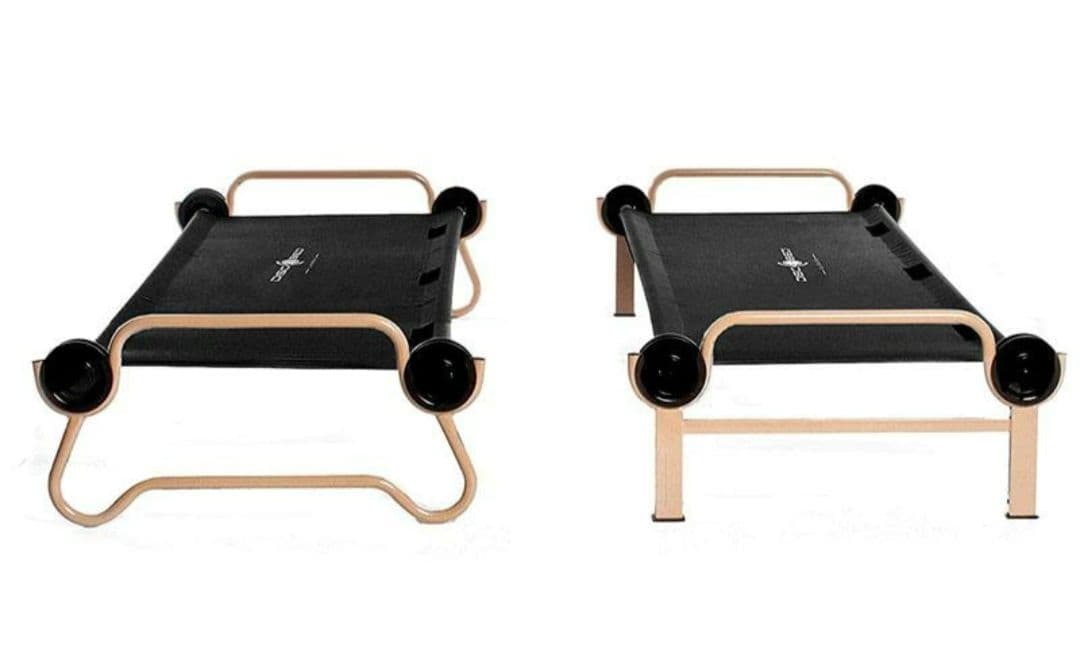 新品折りたたみ ベッド 2段 ラージサイズ ベンチ 227kgまで キャンプ災害