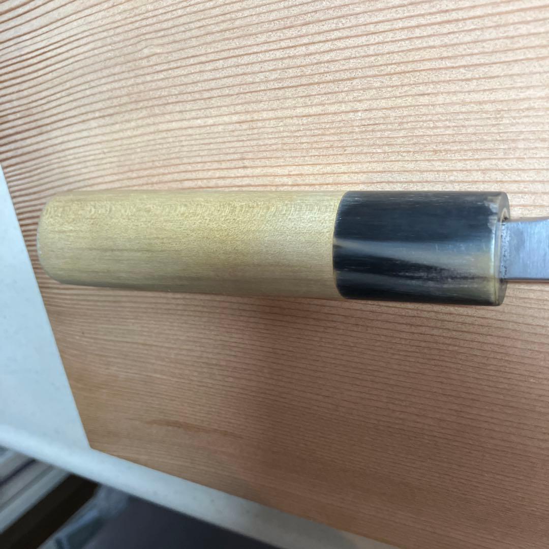 堺宗一作　出刃包丁　天然砥石で本刃付け済み❗️