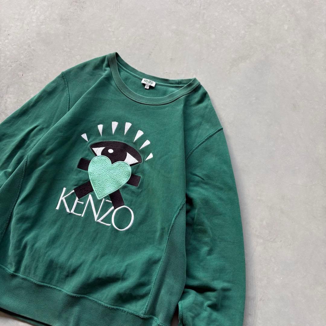KENZO PARIS スウェット　トレーナー　アイハートロゴ