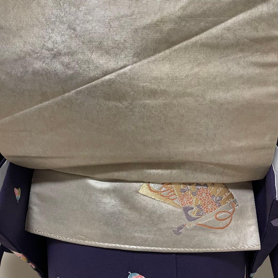 k225 飛び柄小紋 洗える着物 小紋 フルセット 身丈161裄丈68ゆったり